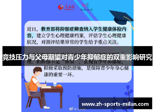 竞技压力与父母期望对青少年抑郁症的双重影响研究